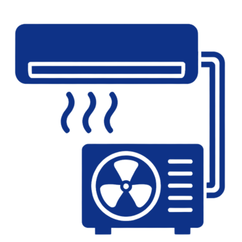 Ductless heating system icon