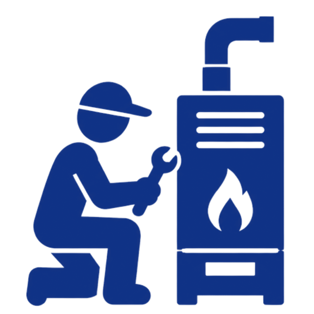Furnace repair and installation icon
