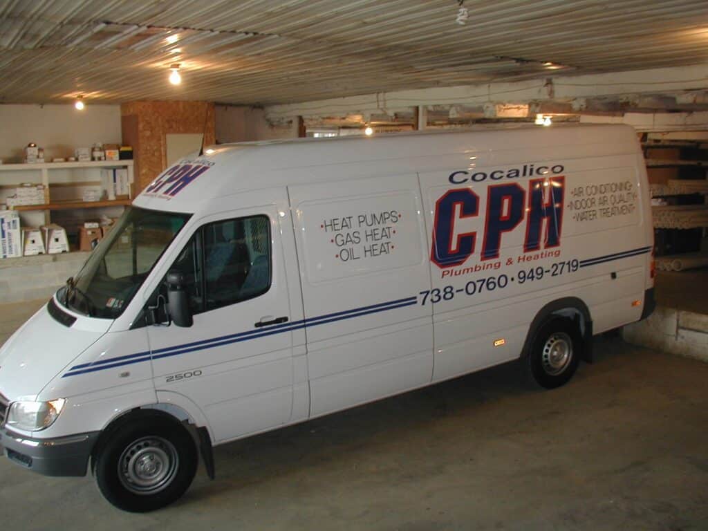 Cocalico Plumbing & Heating service van in Lancaster County